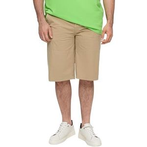 Chino broeken - Effen - Regular Fit - Knielengte - Katoen