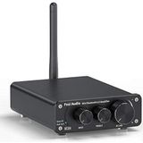 Fosi Audio BT10A Bluetooth 5.0 Versterker Stereo Audio Ontvanger, 2 Kanaals Klasse D Mini Hi-Fi Geïntegreerde TPA3116 Amp, voor Home Speakers 50W x 2