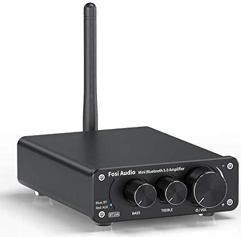 Fosi Audio BT10A - Bluetooth 5.0 Versterker - 2 Kanaals - Mini Hi-Fi - 50W x 2