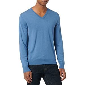 Hackett London Heren GMD Merino Silk V NCK Pullover Sweater, Bruin (Khaki), 3XL, Bruin (Kaki), 3XL