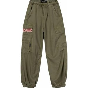 Replay Cargobroek voor meisjes, 739 legergroen, 8 Jaar