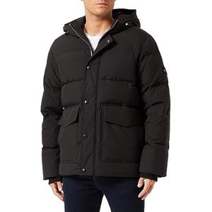 Tommy Hilfiger ROCKIE DOWN HOODED JAS, Zwart, XXL