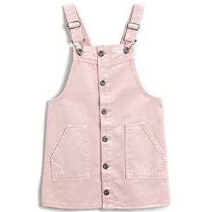 Koton Basic Jean Dungaree katoenen jurk voor meisjes, lila (263), 5-6 Jaren