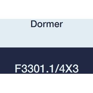Dormer F3301.1/4X3 Ronde verstelbare matrijzen, Split Type, Helder, UNF1.1/4, High Speed Staal, Nominale D 31.75 mm, Diameter 3"", Hoogte 7/8