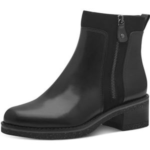 Marco Tozzi Dames Bootie Zip+Slip 2-25064-43 Modelaarzen, Black Nappa, 37 EU, Black Nappa, 37 EU
