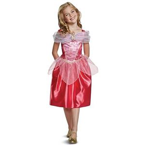 Officieel Disney-kostuum voor meisjes, prinsessen-Aurora-kostuum, Disney-kostuum, prinsessen-Aurora-kostuum, carnavalskostuum voor meisjes, maat S