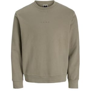 Jack & Jones - Jcostance - Sweatshirt - Blauw - Col Rond