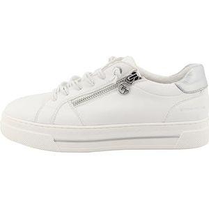 Tom Tailor - Instap Sneakers - Wit - Textiel