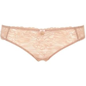 Emporio Armani Eternal Lace Slip voor dames, Nocciola, L