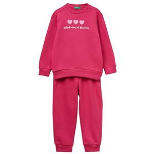 United Colors of Benetton Comp (shirt + broek), Paars, 18 maanden