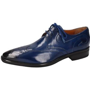 Melvin & Hamilton heren elvis 63 oxford, blauw, 40 EU