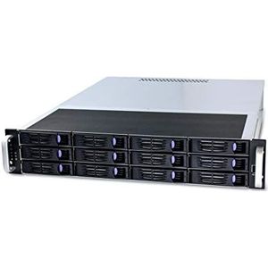 FANTEC SRC-2012X07 12Xsas&Sata zonder NT, zwart, zilver