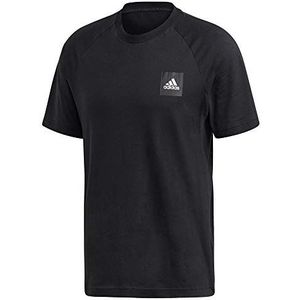 adidas Heren MHE Tee Stadium T-shirt, zwart, XS