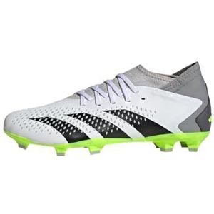 adidas Unisex Predator Accuracy.3 stevige grond voetbalschoenen, Ftwr Witte Kern Zwarte Lucide Citroen, 38 EU