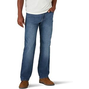 Wrangler Heren Free-to-Stretch Relaxed Fit Jean, Milwaukee, 33W x 30L