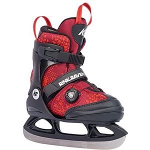 K2 Skates Rink Raven Ice BOA schaatsen voor jongens, zwart-blauw, S (EU: 29-34 — UK: 10c-1 — MP: 16-20)