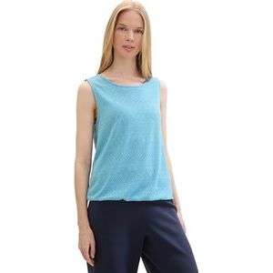 TOM TAILOR Damestop, 35313 - Light Teal Blue, XXL