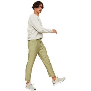 Trendyol Kaki Rubberen broek voor heren, Khaki (stad), L