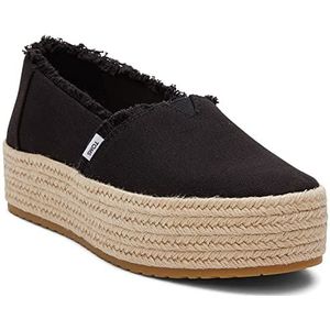 TOMS - Valencia - Espadrilles - Zwart - Canvas - Orthopedische Eco LT Hybrid Inlegzolen