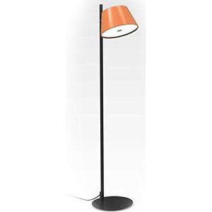 Plafondlamp, 5 x E14 LED, 5 W, 3 lampenkappen, diffuser van polymethylmethacrylaat, model Tam Tam Mini, oranje, 66 x 57,5 x 26 cm (A633-011 46)