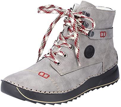 Rieker Dames 51544 Mode Laarzen, beige, 42 EU