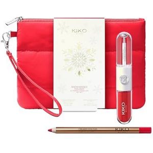 KIKO Milano Snow-Kissed Holiday My Perfect Combo Lips Gift Set-03, Lipmake-upcadeauset: Unlimited Double Touch en lippotlood