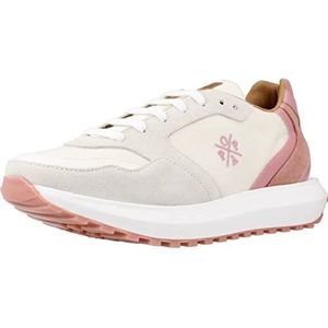 POPA Sneaker Maguey splitleer, roze, dames, maat 39, Roze, 39 EU