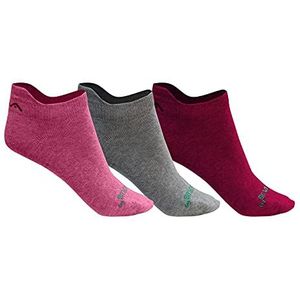 GSA meisjes sokken, roze-grijs-fuchsia, 2.5-7