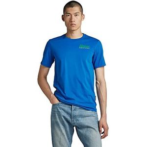 G-STAR Raw Photographer Graphic Slim T-shirt voor heren, blauw (Lapis Blue D22804-336-d610), XL