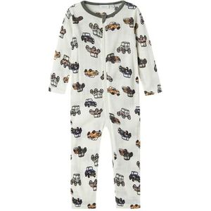 NAME IT Nmmwang Nmmwang Nightsuit Noos pyjama voor jongens, wit, 98