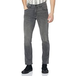 Wrangler Larston Slim Jeans voor heren, Silver Smooth, 38W / 34L