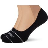 Levi's - Sport Low Rise Footie - Voetbal - Zwart - Biologisch Katoen - 2 Stuks