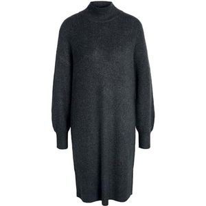 NMNELLA L/S Highneck Knit Dress FWD NOOS, zwart, XS