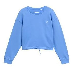 TOM TAILOR Sweatshirt voor meisjes voor kinderen, 18712 - Sicilian Blauw, 152