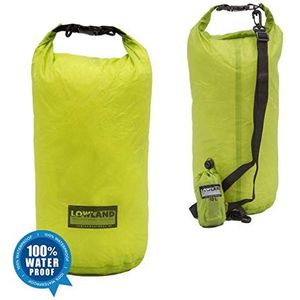 Lowland Outdoor Unisex-Adult, L435 Dry Bag, Groen, 10 Liter