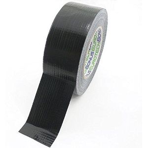 Bonus Eurotech 1BC12.71.0050/050A # Standard Duct Tape, lijm op synthetische rubberen basis, LDPE folie van PET-weefsel, lengte 50 m x breedte 50 mm x dikte 0,17 mm, zwart