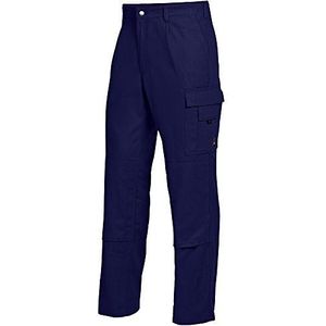 BP 1486-060-10-46 Werkbroek, met elastisch rugdeel, 300,00 g/m² puur katoen, donkerblauw, 46