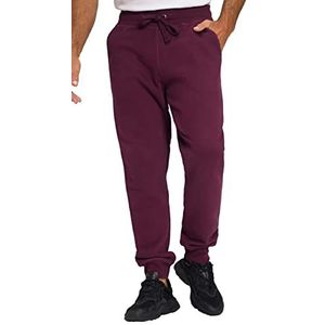 JP 1880 Heren Jay-PI Sweat, elastische tailleband, modern fit, tot 8 XL broek, aubergine, 3XL, aubergine, 3XL