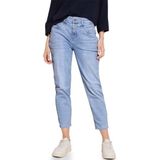 Street One - Dames Jeans - Blauw - Hoge Taille - Loose Fit