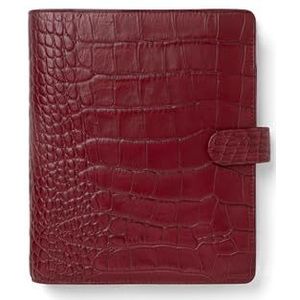 Filofax A5 Classic Croc organizer - Cherry