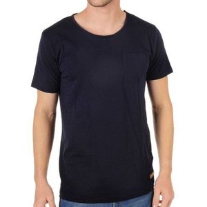 SELECTED HOMME Heren T-shirt Dave ss o-neck NOOS, blauw (maritime navy), 54 NL/XL
