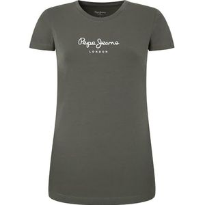 Pepe Jeans Vrouwen Nieuw Virginia SS N T-shirt, Groen (Olivijn Groen), L