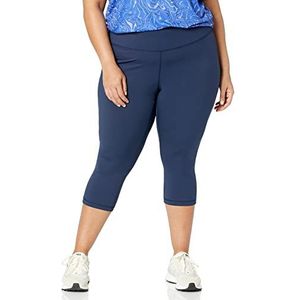 Amazon Essentials Women's Active Sculpt High Rise Capri Legging (verkrijgbaar in grote maten), marineblauw, L