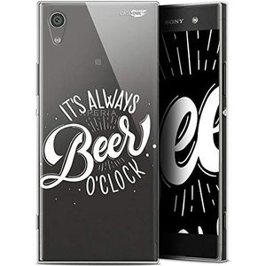 Beschermhoes voor 6 inch Sony Xperia XA1 Ultra, ultradun, motief: Its Beer O'Clock