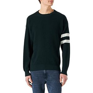 United Colors of Benetton Tricot G/C M/L 1035K102S pullover, donkergroen 787, L voor heren