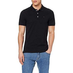 Tommy Hilfiger TJM Original Fine Pique Polo S/S Poloshirt voor heren, zwart, XS