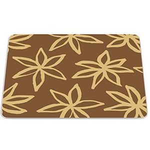 Questo Casa, Rechthoek digitaal bedrukte muismat, antislip onderkant, voor kantoor en thuis, afmetingen: 22x18 cm