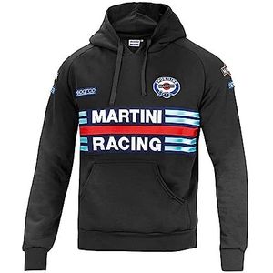 Sparco Martini Racing sweatshirt, uniseks, volwassenen, Meerkleurig, Large