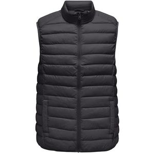 ONLY & SONS Onsgavin Life Light Quilted Zip Vest Otw, Phantom, S
