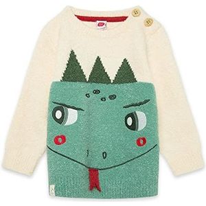 Tuc Tuc JERSEY TRICOT DINOSAURIO kindertrui, wit, Highland FW21, 9 m voor baby's